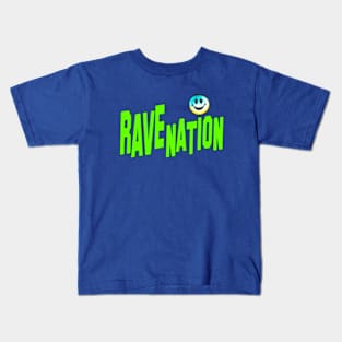 RAVE NATION #3 Kids T-Shirt